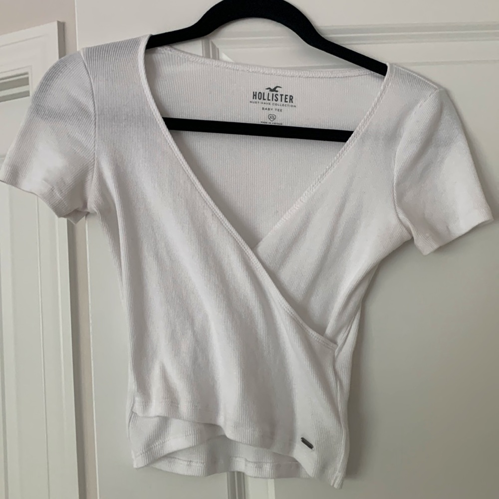 Hollister Criss Cross Baby Tee
